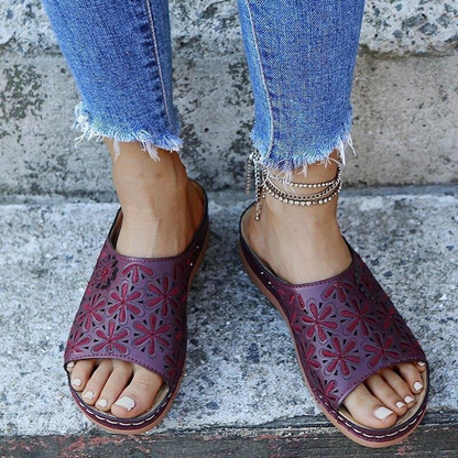 Leather Orthopedic Arch-Support Sandals