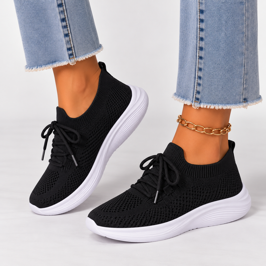 Women's Orthopedic Walking Shoes – Breathable Knit & Cushioned Sole