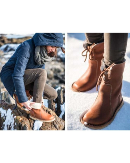 Lace-Up Winter Boots