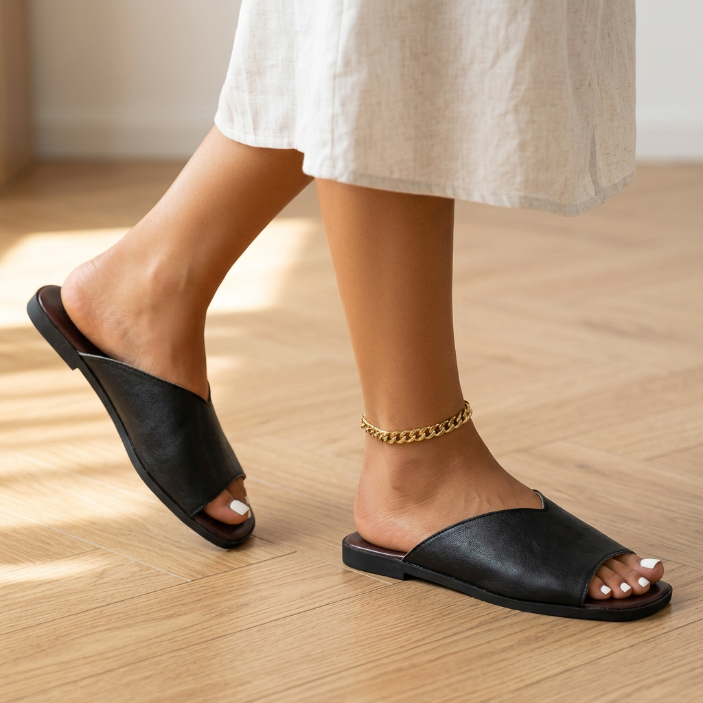 Leather Flats