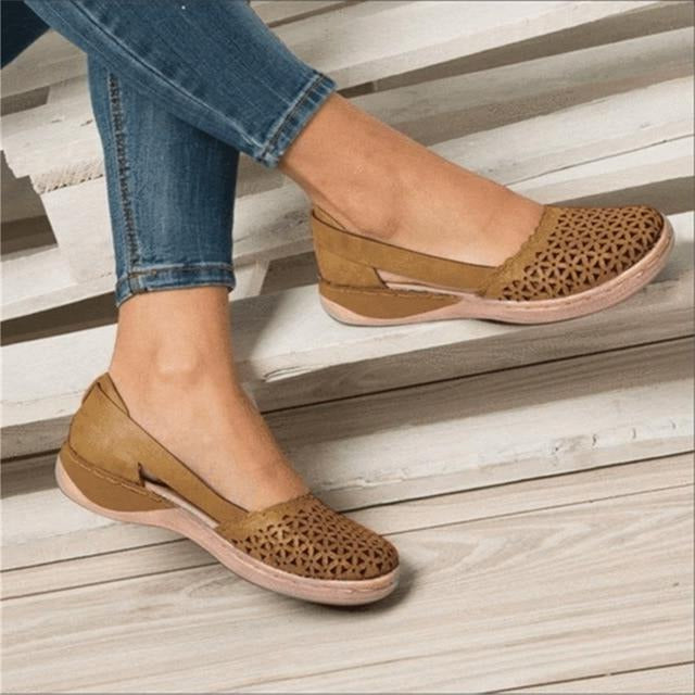Wide Toe Box Flats Women