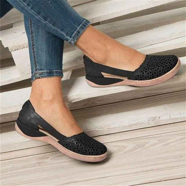Wide Toe Box Flats Women
