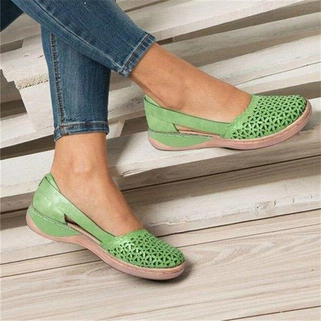 Wide Toe Box Flats Women