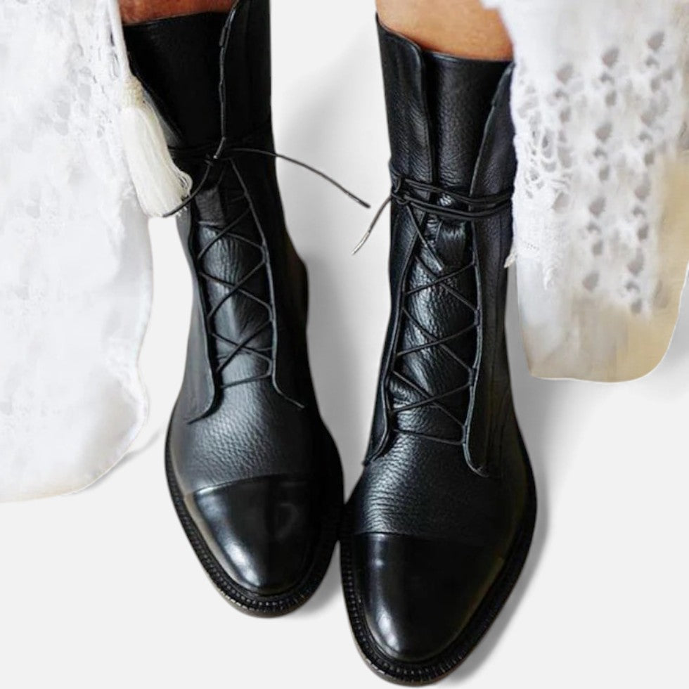 │ Women's Lace-Up Ankle Boots