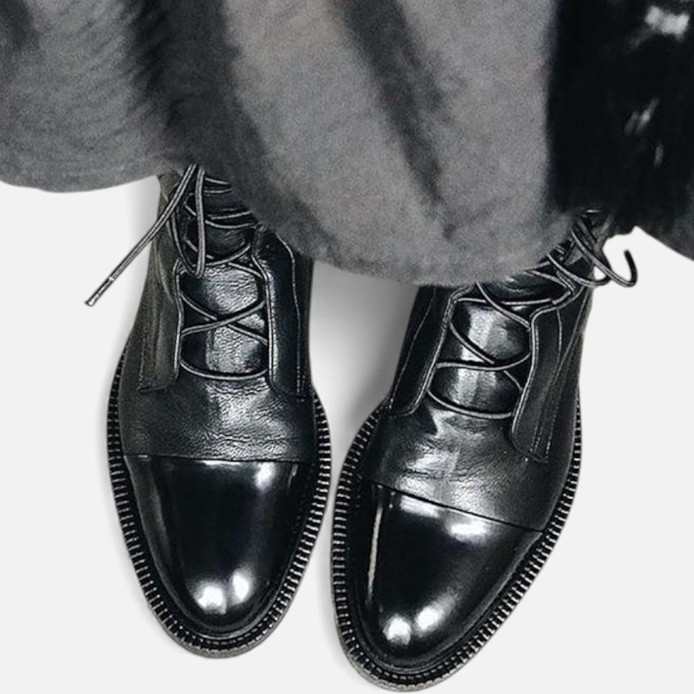 │ Women's Lace-Up Ankle Boots