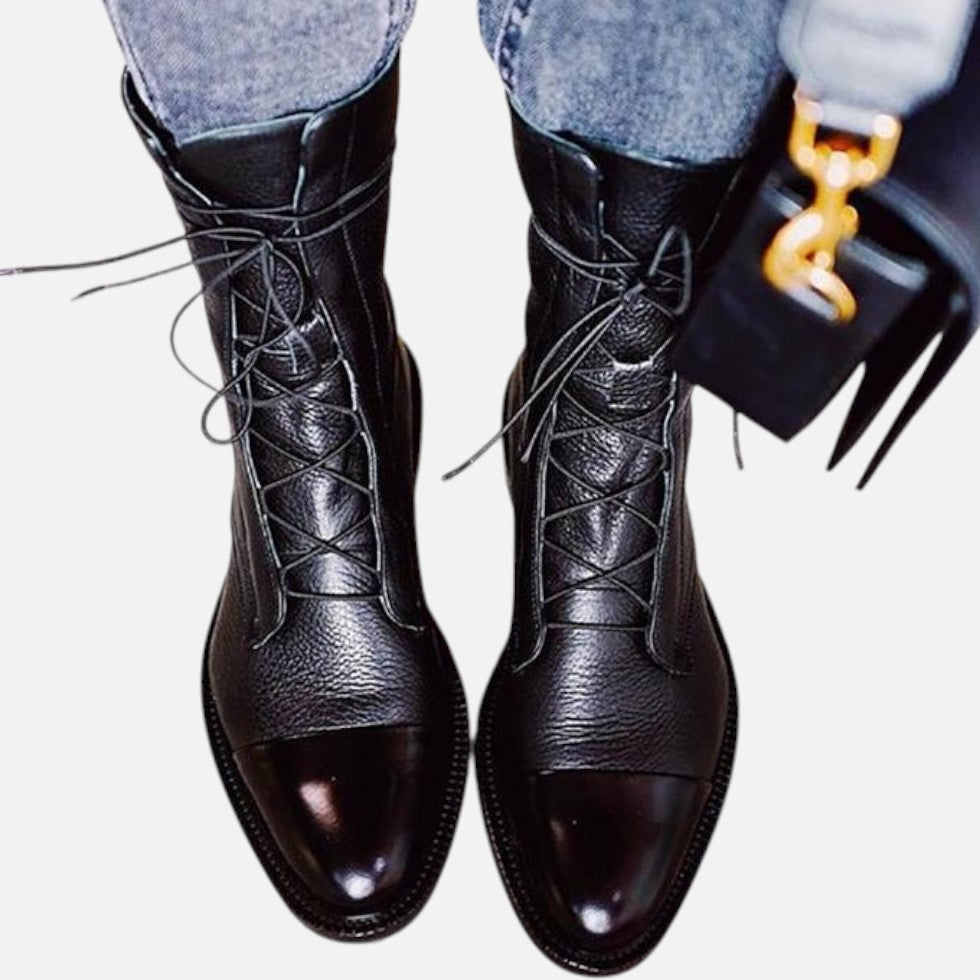│ Women's Lace-Up Ankle Boots