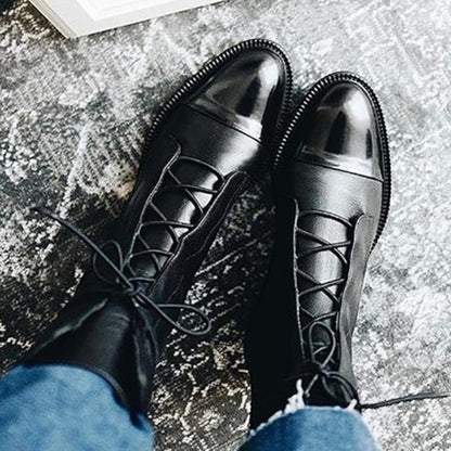 │ Women's Lace-Up Ankle Boots