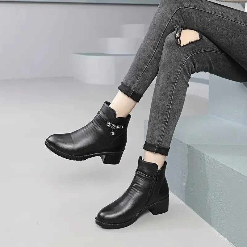 Black Ankle Boots Women