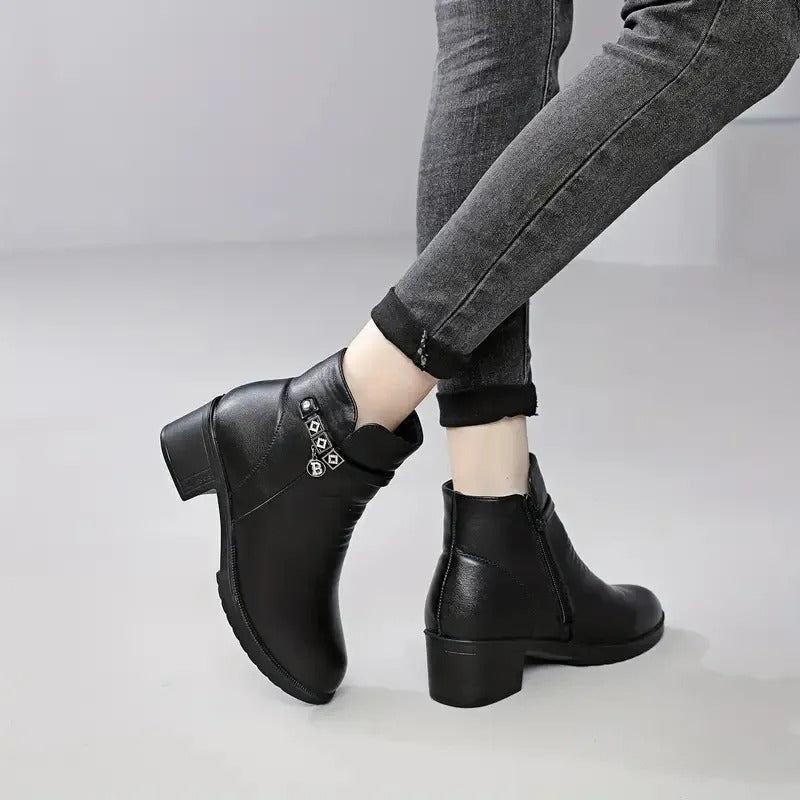 Black Ankle Boots Women