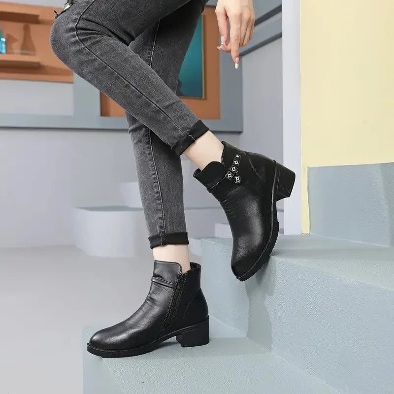 Black Ankle Boots Women