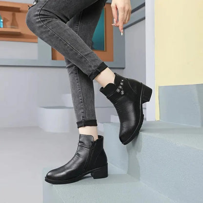 Black Ankle Boots Women