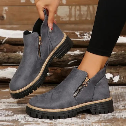 Women's Zipper Ankle Boots