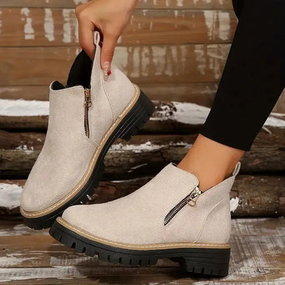 Women's Zipper Ankle Boots