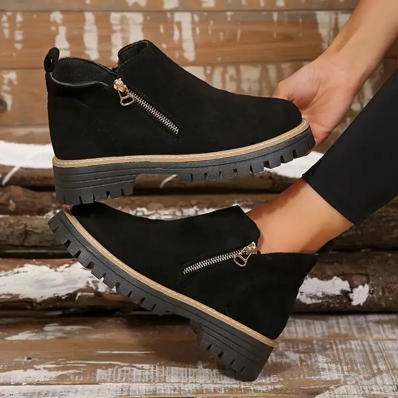 Women's Zipper Ankle Boots