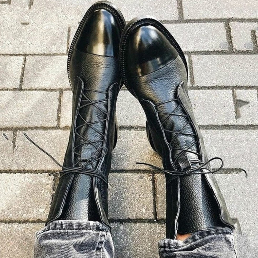 │ Women's Lace-Up Ankle Boots