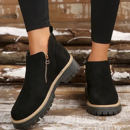 Women's Zipper Ankle Boots