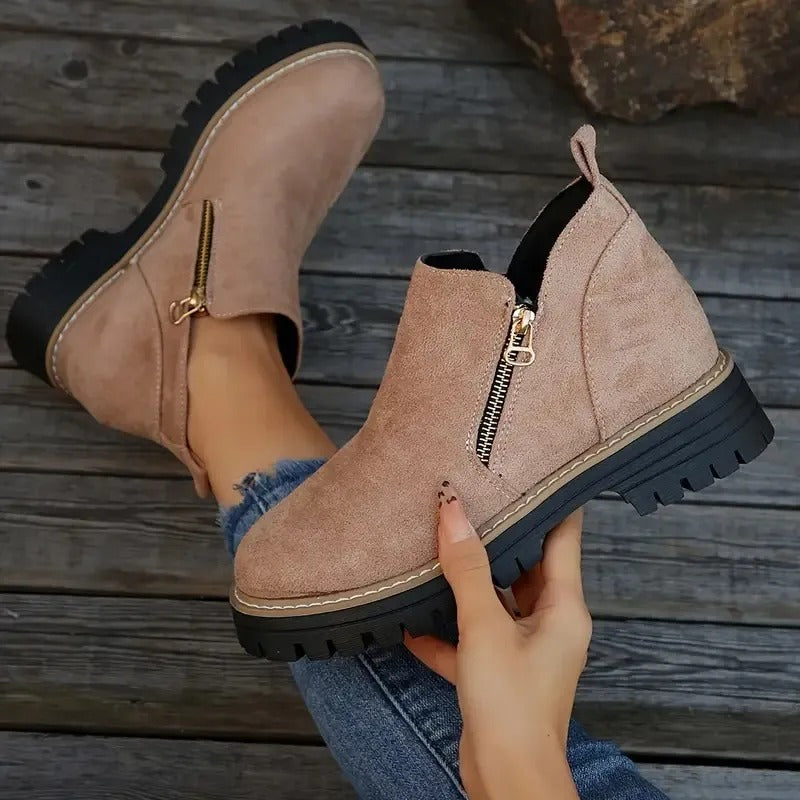 Women's Zipper Ankle Boots