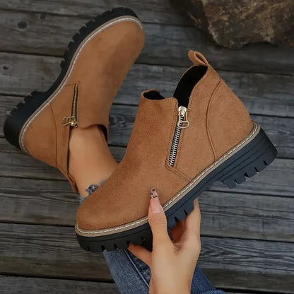 Women's Zipper Ankle Boots