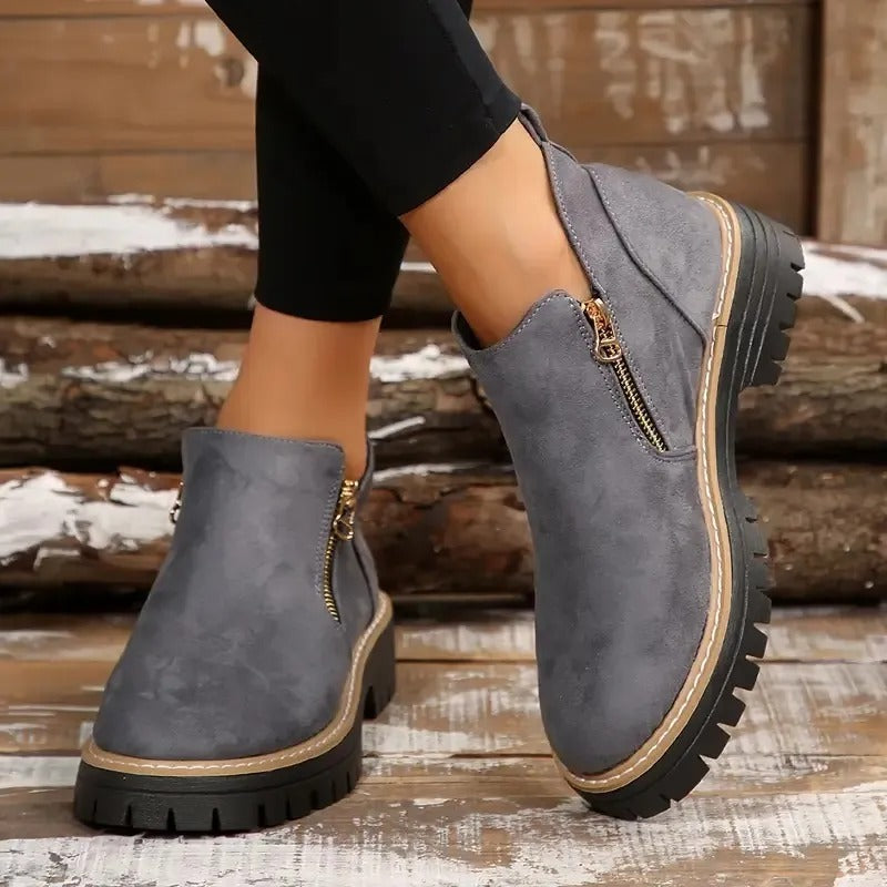 Women's Zipper Ankle Boots