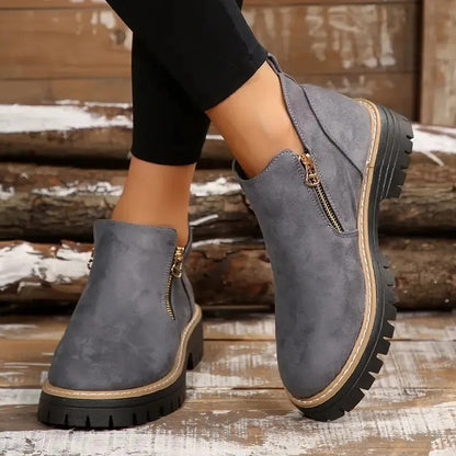 Women's Zipper Ankle Boots