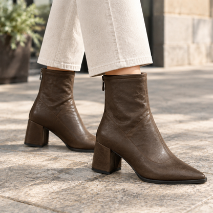 Pointed Toe Ankle Boots