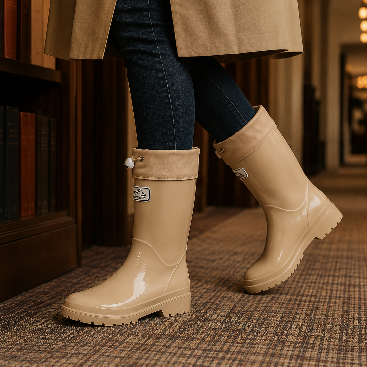 Drawstring Rain Boots Rain Boots