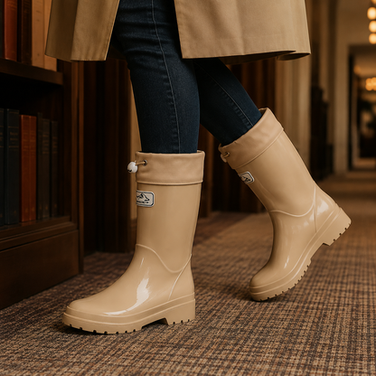 Drawstring Rain Boots Rain Boots