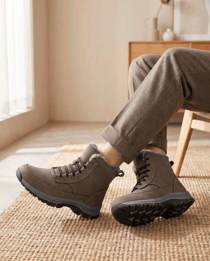 Men's Sherpa-Lined Winter Boots