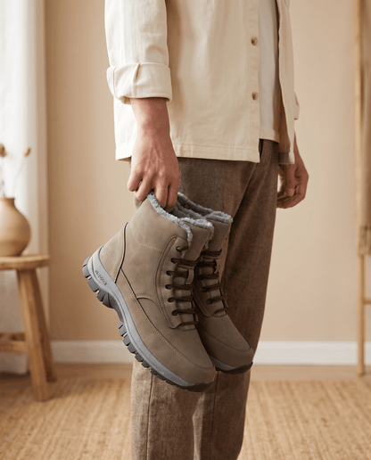 Men's Sherpa-Lined Winter Boots