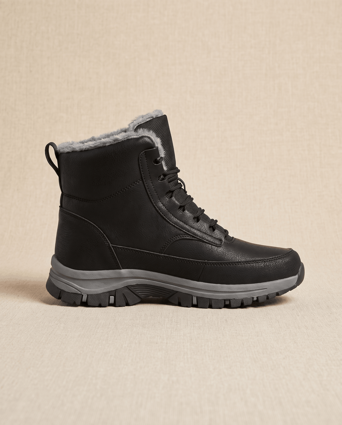 Men's Sherpa-Lined Winter Boots