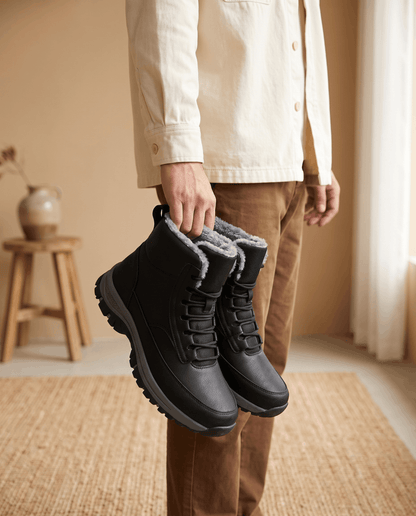 Men's Sherpa-Lined Winter Boots