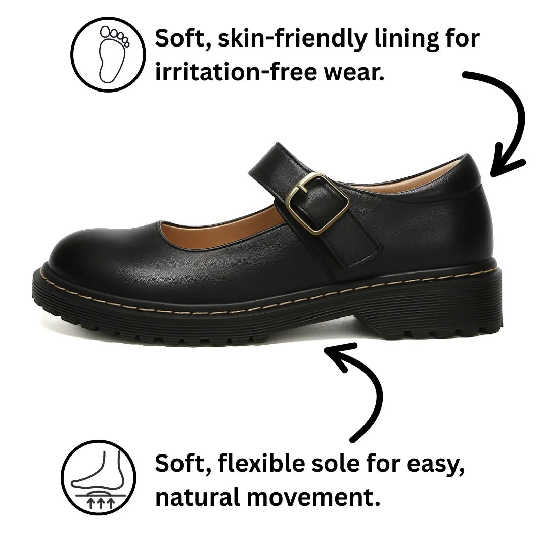 Orthopedic Leather Mary Jane Shoes