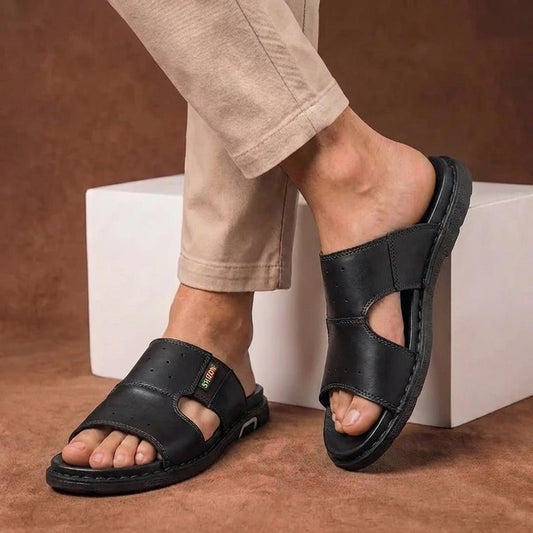 Men's Orthopedic Wide Fit Slide Sandals