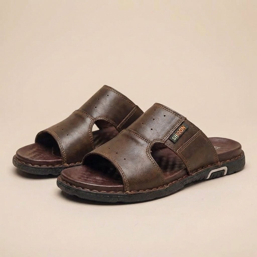 Men's Orthopedic Wide Fit Slide Sandals
