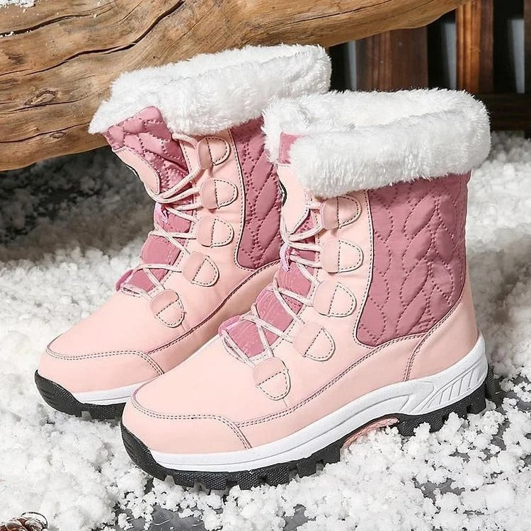 Mid Calf Waterproof Snow Boots