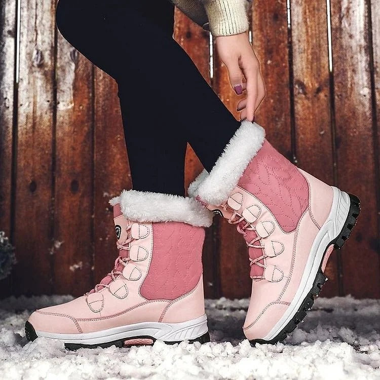 Mid Calf Waterproof Snow Boots