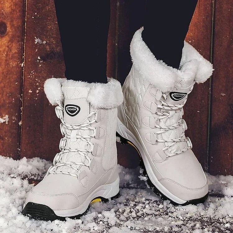 Mid Calf Waterproof Snow Boots