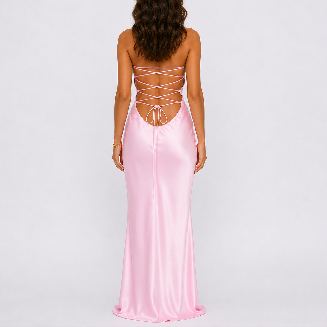 Women's Elegant Satin Maxi Dress