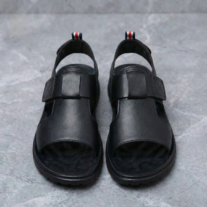 Leather Open Toe Fisherman Sandals