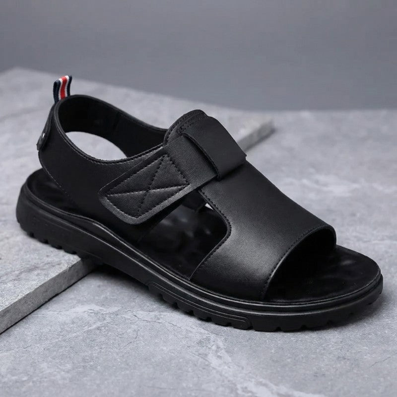 Leather Open Toe Fisherman Sandals