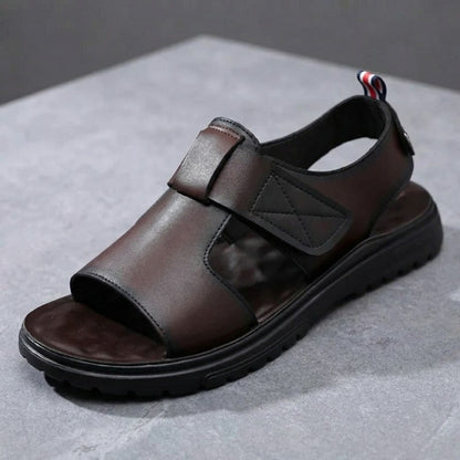 Leather Open Toe Fisherman Sandals