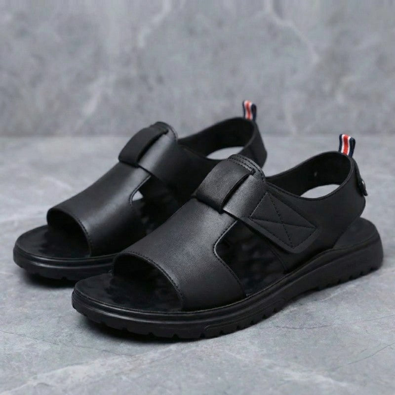Leather Open Toe Fisherman Sandals