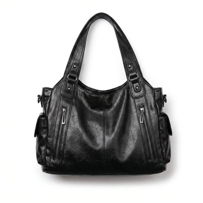 Women's Slouchy Shoulder Bag – Everyday Hobo Handbag for Casual Outfits