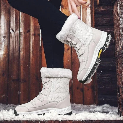 Mid Calf Waterproof Snow Boots