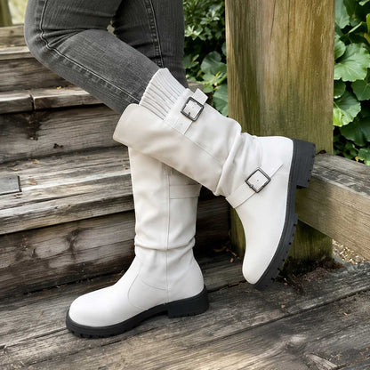 Mid-Calf Cowboy Style Boots
