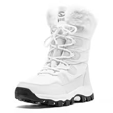 Women's Waterproof Lace-Up Snow Boots